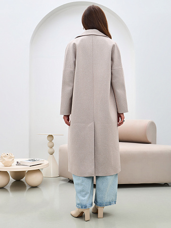 Пальто в рубчик женское THE LABEL.