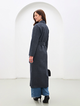 Удлиненное пальто в клетку женское THE LABEL.