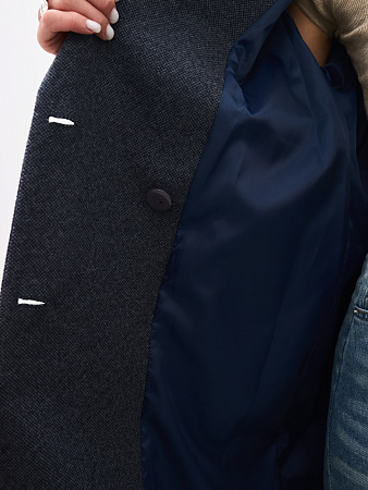 Удлиненное пальто в клетку женское THE LABEL.