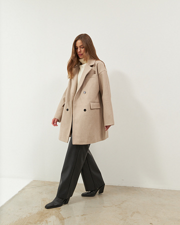 Пальто  женское укороченное оверсайз THE LABEL.