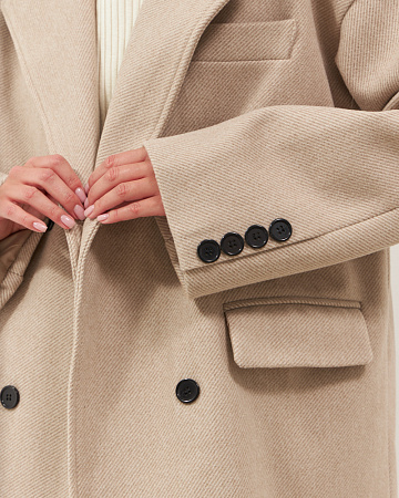 Пальто  женское укороченное оверсайз THE LABEL.