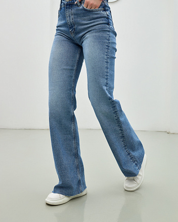 Джинсы STRETCH WIDE LEG женские JOMOFU