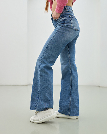 Джинсы STRETCH WIDE LEG женские JOMOFU