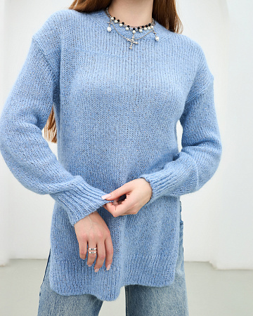 Джемпер с пайетками женский THE LABEL.